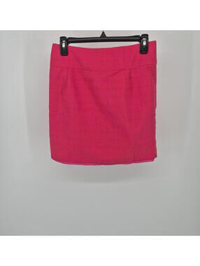 J.Crew Pink Casual Mini Pencil Straight Skirt Women's Size 2 100% Cotton